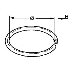 Courroie section ronde 24,0 x 1,5 mm