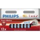 Blister 12 piles AA/LR06 Philips